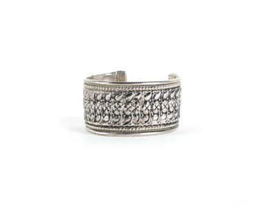 Janis Joplin 1966-1970 Owned & Worn Silver Toned Floral Bracelet w/ Provenance