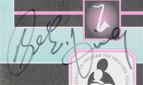 Ben E. King 1997 Autographed Program