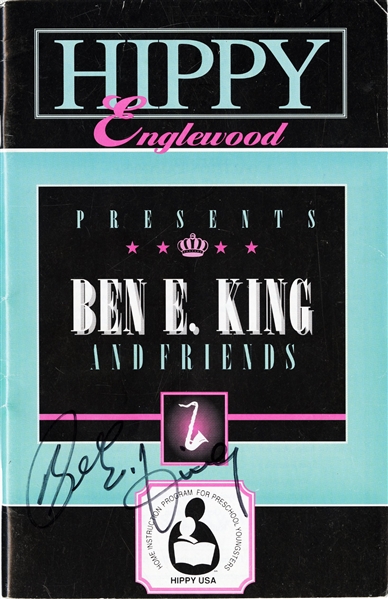 Ben E. King 1997 Autographed Program