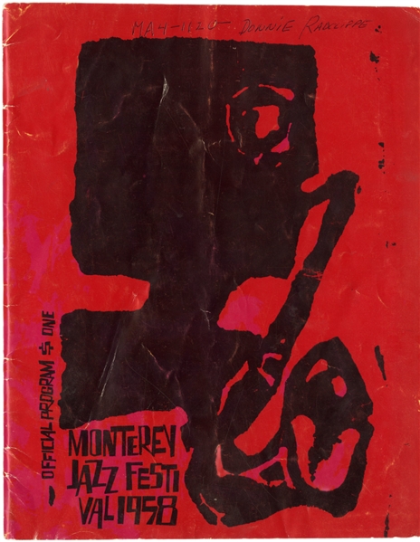 Monterey Jazz Festival 1958 Official Program