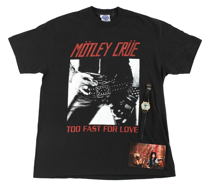 Motley Crue 1987-2007 Autographed Collector Assortment