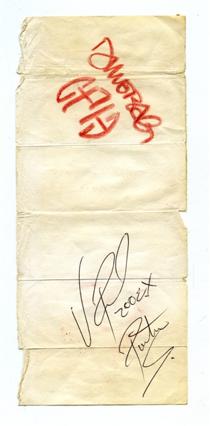 Pantera 2002 2x Autograph Cut w COA