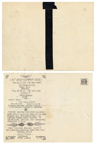 Bill Graham 1969-1970 Postcard & Handbill Lot