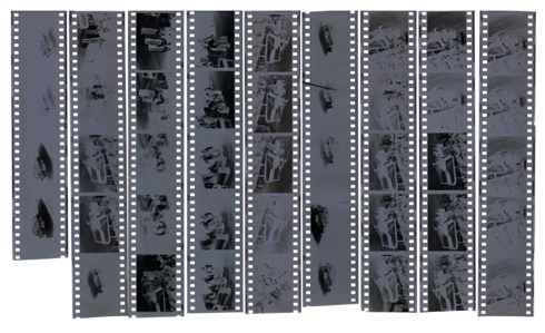 Ray Charles 1970 Lot of 43 Black & White Frames From The Place Des Arts In Montreal