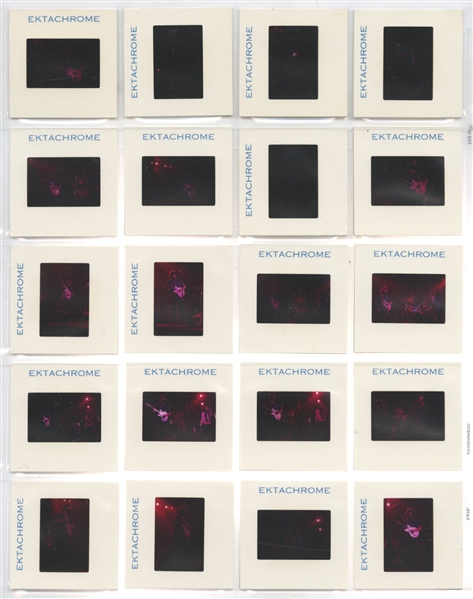 Jerry Garcia 1970s Lot of 20 Color Positive Slides