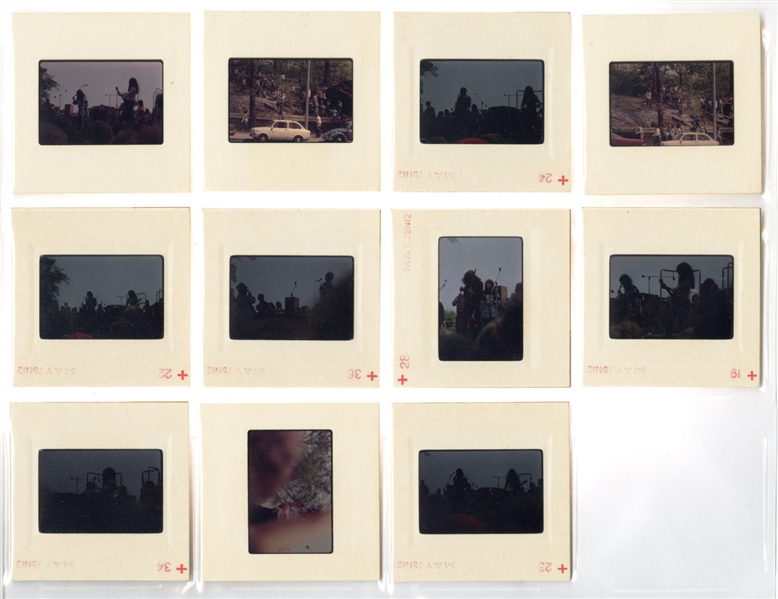Jefferson Starship 1975 Lot of 11 Color Positive Slides