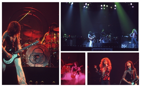 Led Zeppelin 1970s Lot of 19 Color Positive Slides