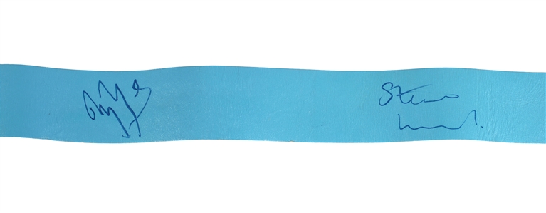 Paul McCartney, Jimmy Page, Eric Clapton & More 1986 6x Autographed Guitar Strap w COA