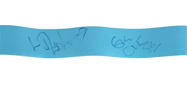 Paul McCartney, Jimmy Page, Eric Clapton & More 1986 6x Autographed Guitar Strap w COA