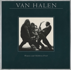 Van Halen 1980 Band Autographed Women & Children First Album With COA