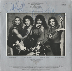 Van Halen 1980 Band Autographed Women & Children First Album With COA
