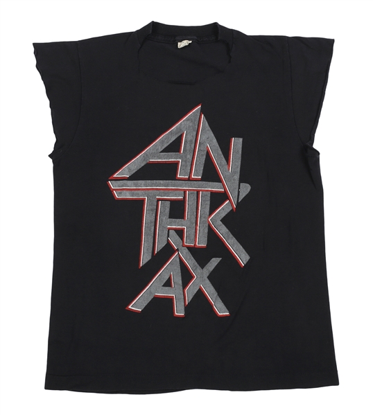 Anthrax 1985 Dan Spitz Worn Armed and Dangerous Shirt