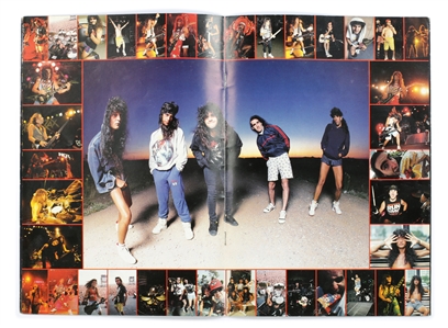 Anthrax 1987 Dan Spitz Owned Among the Living Tour Program