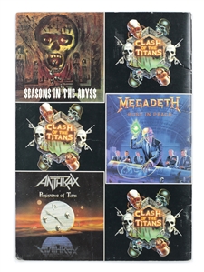 Anthrax 1991 Dan Spitz Owned Clash of the Titans U.S. Tour Program & All Access Laminated Pass