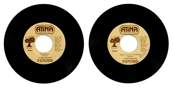 Lynyrd Skynyrd 1978 Shade Tree Records ATINA 45rpm Single Reissue