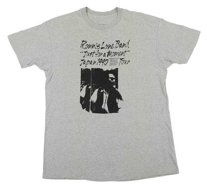 Ian McLagan 1990 Ronnie Lane Band Japan Tour T-Shirt
