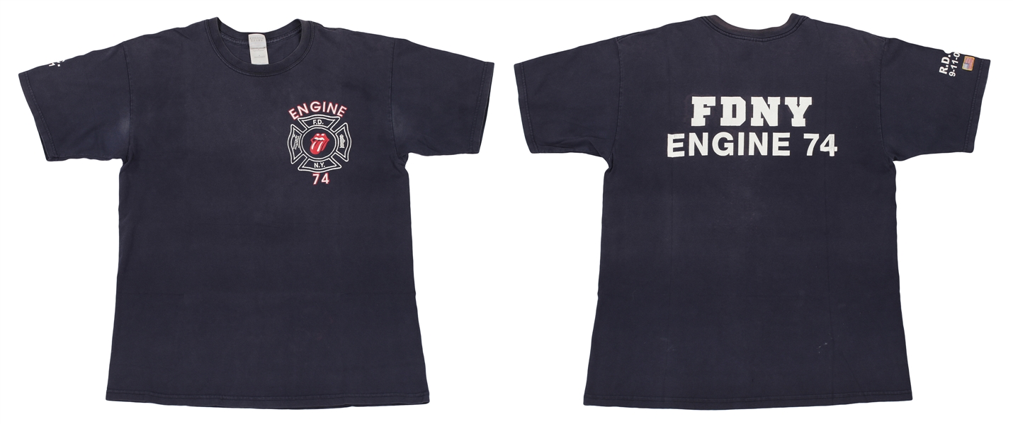 Ian McLagan 2000s Engine 74 Commemorative T-Shirt