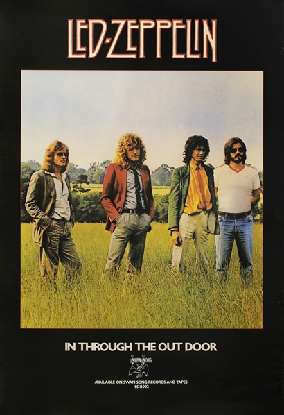 Led Zeppelin 1979 Original In Through The Outdoor U.K. Album Release Poster