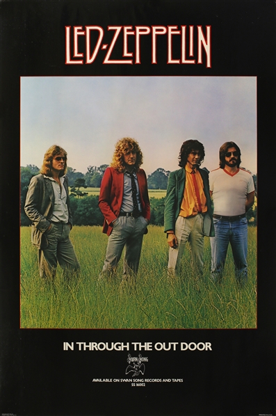Led Zeppelin 1979 Original In Through The Outdoor U.S.A. Album Release Poster