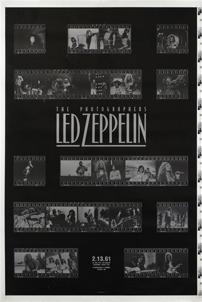 Led Zeppelin 1995 Photographers Poster Proof