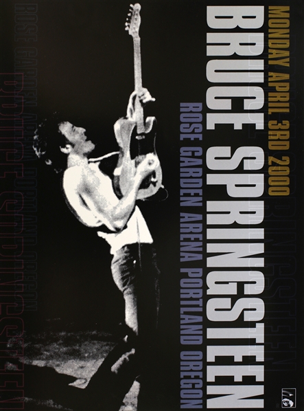 Bruce Springsteen 2000 The Reunion Tour Portland Concert Poster