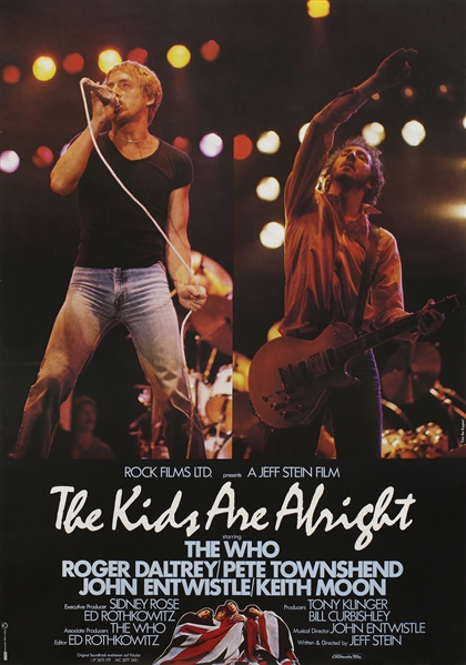 The Who 1979 The Kids Are Alright German Movie Poster