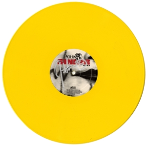 John5 2021 Twice Signed Sinner Album With Yellow Vinyl