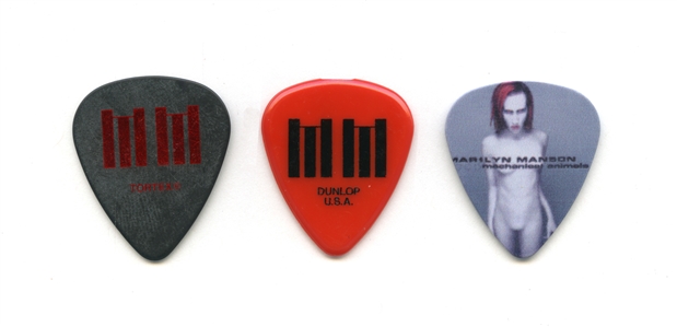 Marilyn Manson 2018-2019 Lot of 3 Guitar Picks