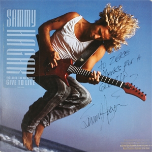 Sammy Hagar 1977-1987 Autographed Lot of 10 LPs w/COA