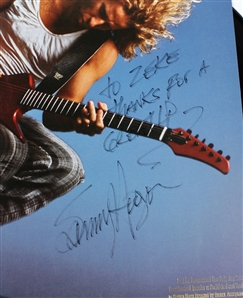 Sammy Hagar 1977-1987 Autographed Lot of 10 LPs w/COA