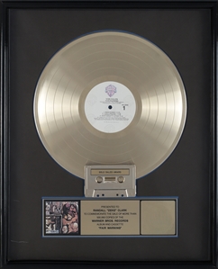 Van Halen 1981 Fair Warning RIAA Gold Sales Award Presented to Zeke Clark With COA