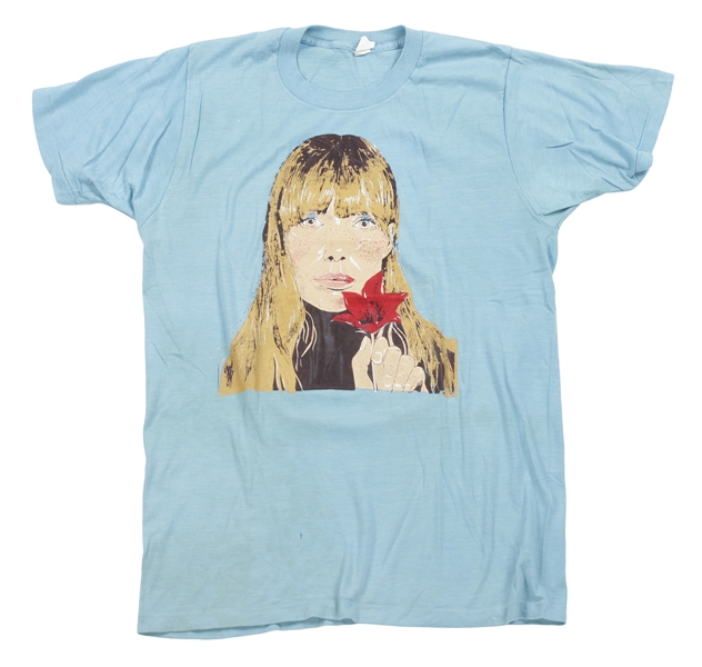 Joni Mitchell 1974 Memphis TN Misprinted Date Conert Shirt