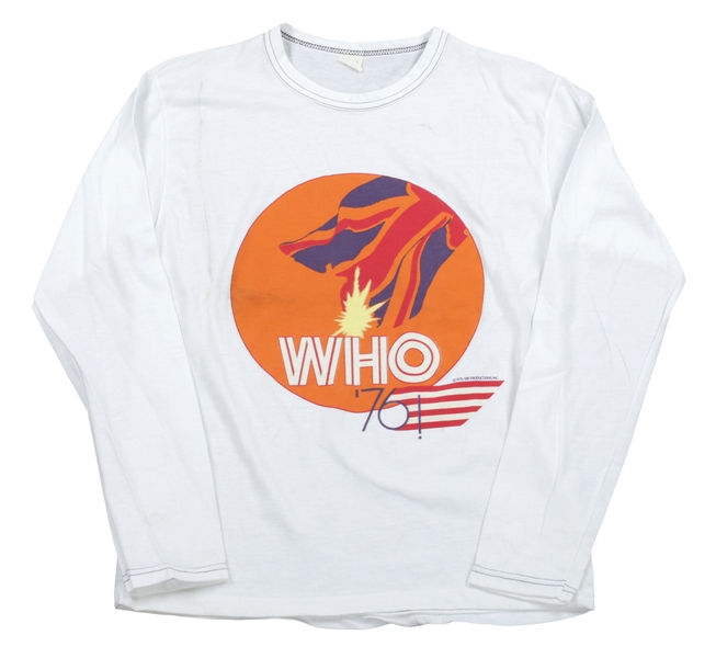 The Who 1976 Production Crew Tour Longsleeve Shirt