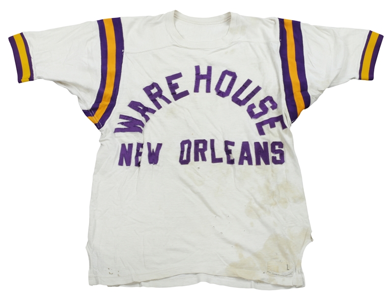 Warehouse 1970s New Orleans Venue Jersey Style Shirt