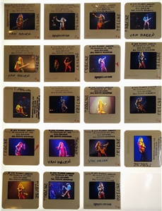 Van Halen 1979 Lot of 99 World Vacation Tour Live Photos With Transfer Rights