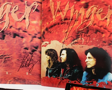 Winger 1993 Pull Autographed Collectibles Lot