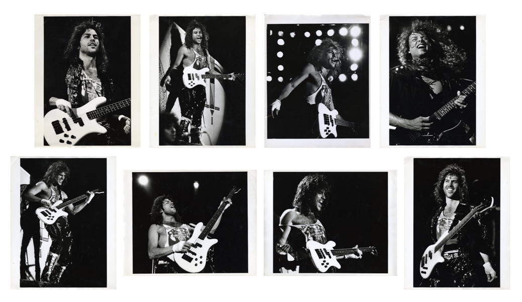 Winger 1988-1989 Lot of 8 Large Black & White Live Prints