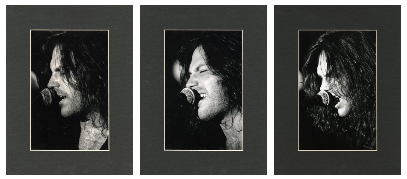 Winger 1988-1989 Lot of 3 Intimate Black & White Matted Photos