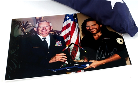 Winger 2006-2008 Blue Suede Shoes Award, Flag & Photo