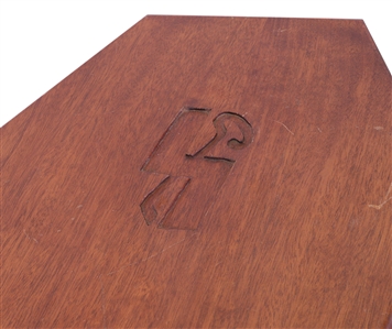 Jeff Hanneman 2002-2003 Custom Mahogany Two Coffin End Tables