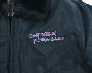 Iron Maiden Flying Club Tailgunner Aviation, Inc. Embroidered Bomber Jacket
