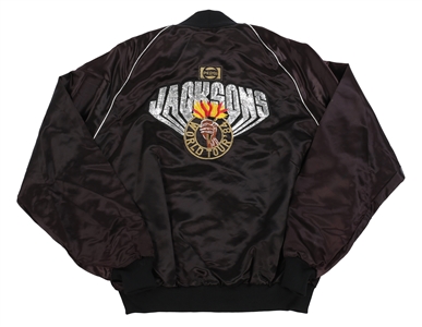 The Jacksons 1984 Victory Tour Satin Crew Jacket
