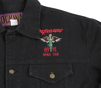 Motley Crue 1989-1991 Dr. Feelgood Black Denim Tour Jacket