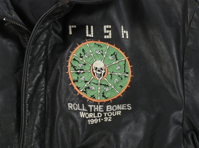 Rush 1991-1992 Roll The Bones World Tour Leather Crew Jacket