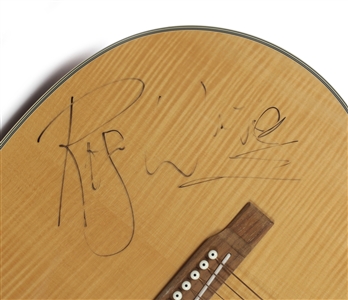Pink Floyd 1990s-2000s Autographed Roger Waters Washburn Acoustic Electric Guitar With COA
