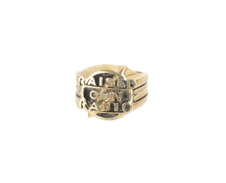 Journey 1986-1987 Rare Crew Gift 14K Raised On Radio Ring