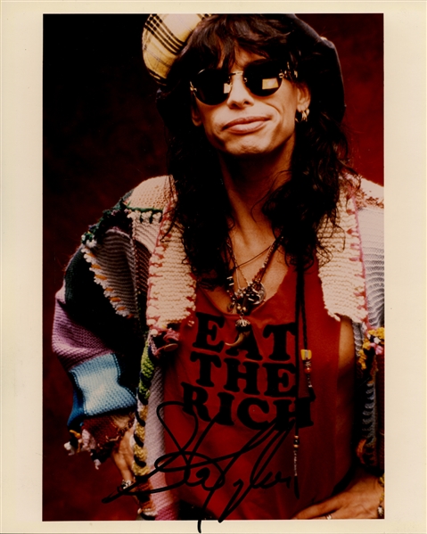 Aerosmith 1990s Autographed Steven Tyler 8 x 10 Photo