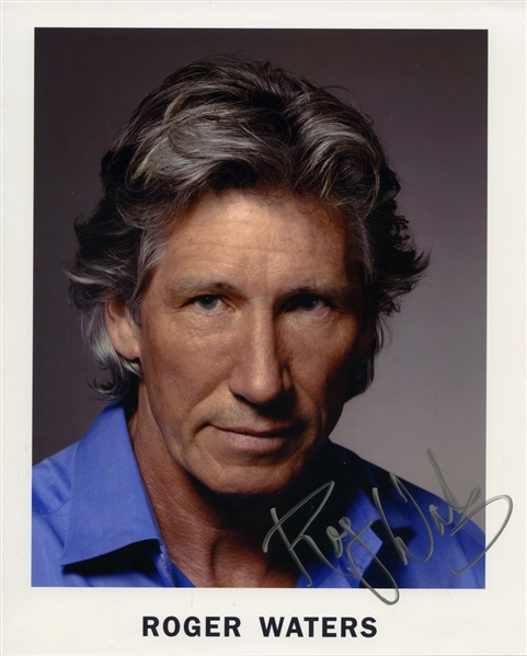 Roger Waters Pink Floyd 2000s-2010s Autographed 8 x 10 Press Photo With COA