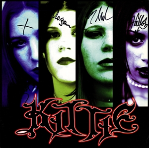 Kittie 2000 Band Autographed Fold Out Spit Promotional Flat With COA