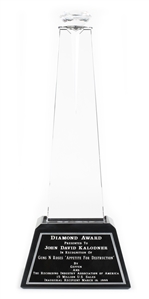 Guns N Roses 1987 Appetite for Destruction RIAA Diamond Award Presented to John Koladner